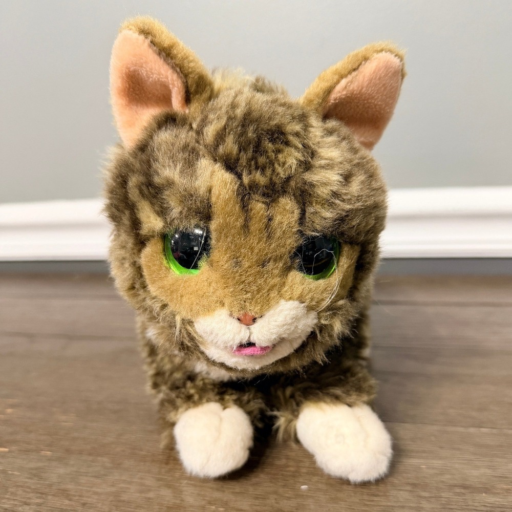 Cuddle Barn Brown‎ Tabby Cat Plush